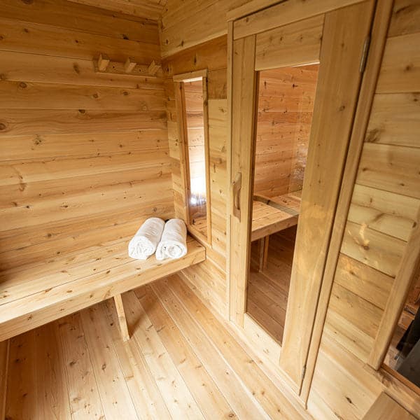 Dundalk Leisurecraft CT Georgian Cabin Sauna with Changeroom-Sweat Serenity