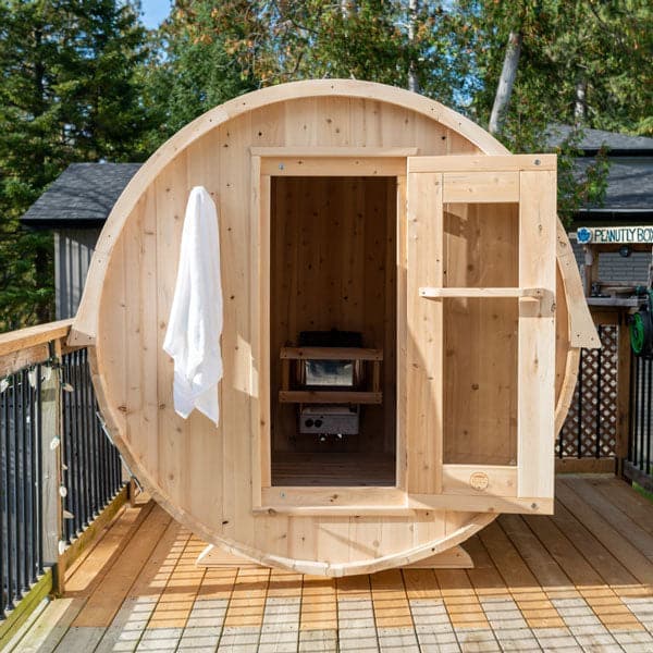 Dundalk Leisurecraft CT Harmony Barrel Sauna-Sweat Serenity