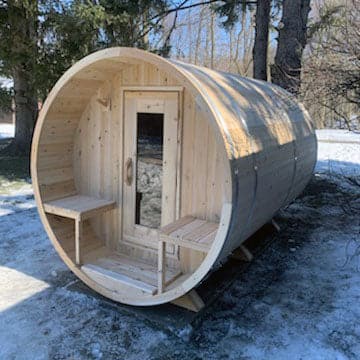 Dundalk Leisurecraft CT Serenity Barrel Sauna-Sweat Serenity