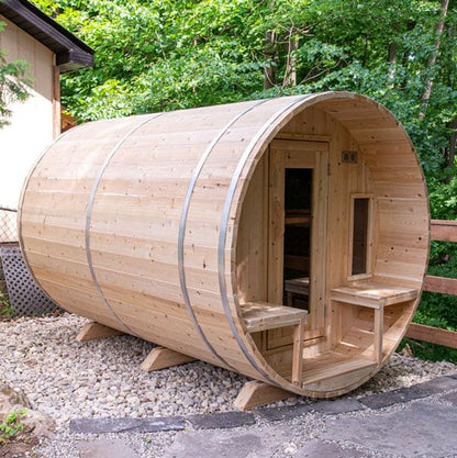 Dundalk Leisurecraft CT Tranquility Barrel Sauna-Sweat Serenity