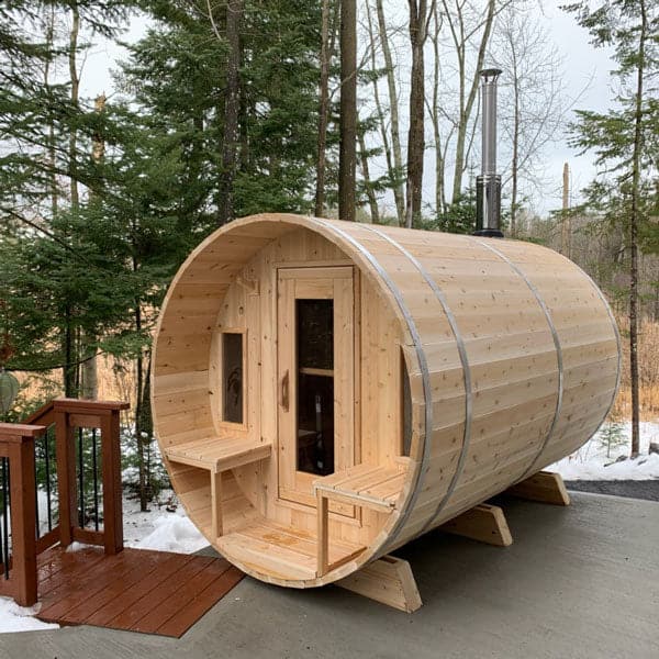 Dundalk Leisurecraft CT Tranquility Barrel Sauna-Sweat Serenity