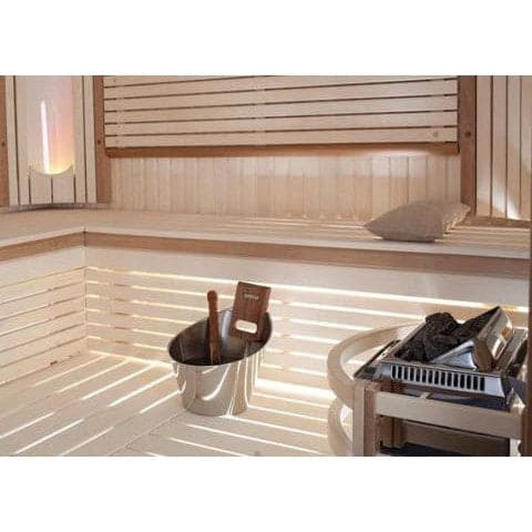 Harvia TopClass KV80 8kW Stainless Steel Sauna Heater Built-In Temperature Controls-Sweat Serenity