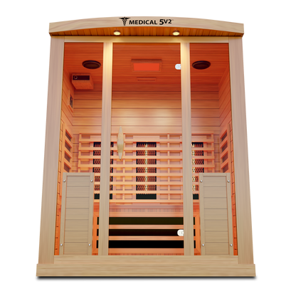 Medical Breakthrough Medical 5 Version 2.0 Full-spectrum Infrared Sauna-Sweat Serenity