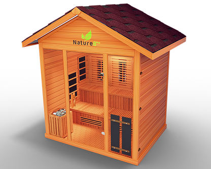 Medical Breakthrough Nature 8Plus Full-spectrum Infrared Outdoor Sauna-Sweat Serenity