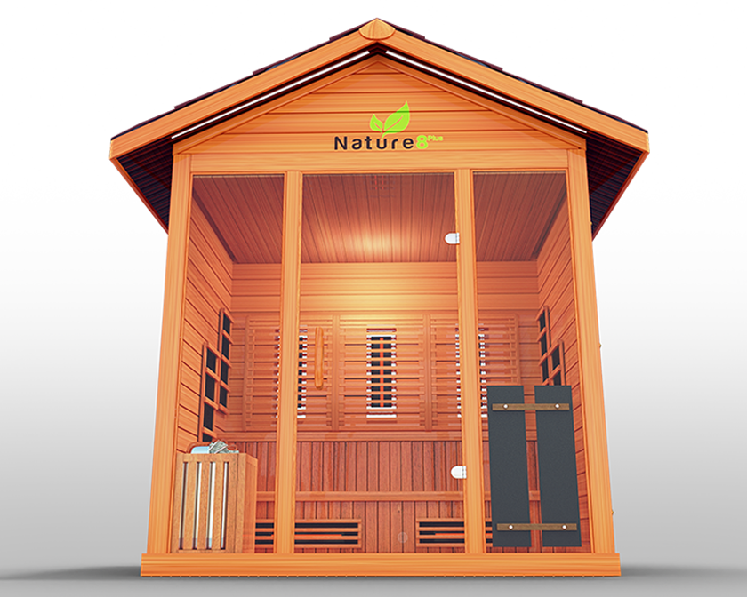 Medical Breakthrough Nature 8Plus Full-spectrum Infrared Outdoor Sauna-Sweat Serenity