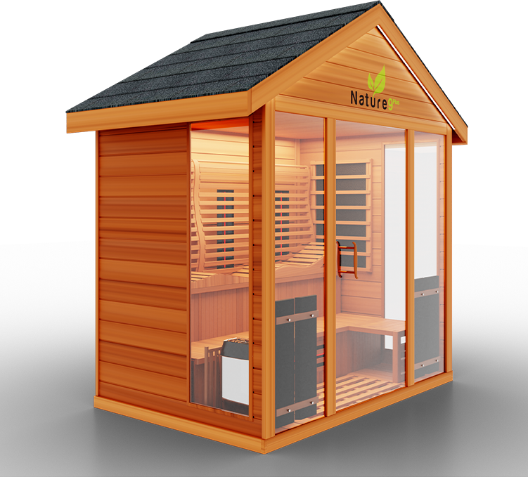 Medical Breakthrough Nature 9Plus Full-spectrum Infrared Outdoor Sauna-Sweat Serenity