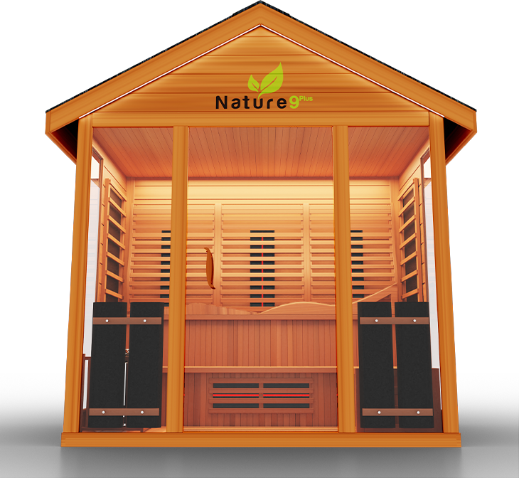 Medical Breakthrough Nature 9Plus Full-spectrum Infrared Outdoor Sauna-Sweat Serenity