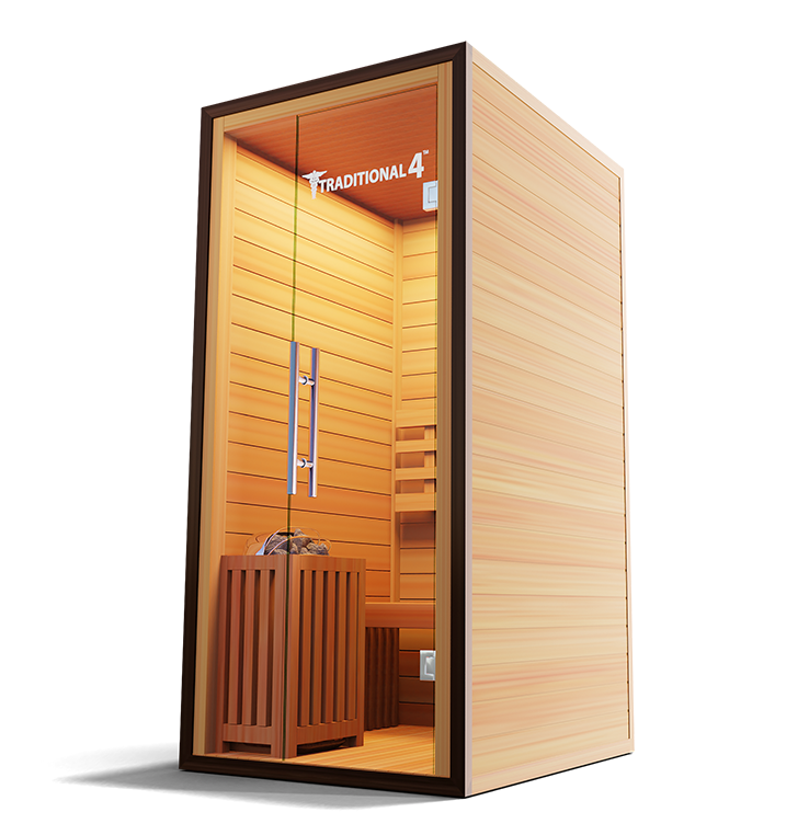 Medical Breakthrough Traditional 4 Full-spectrum Infrared Steam Sauna-Sweat Serenity