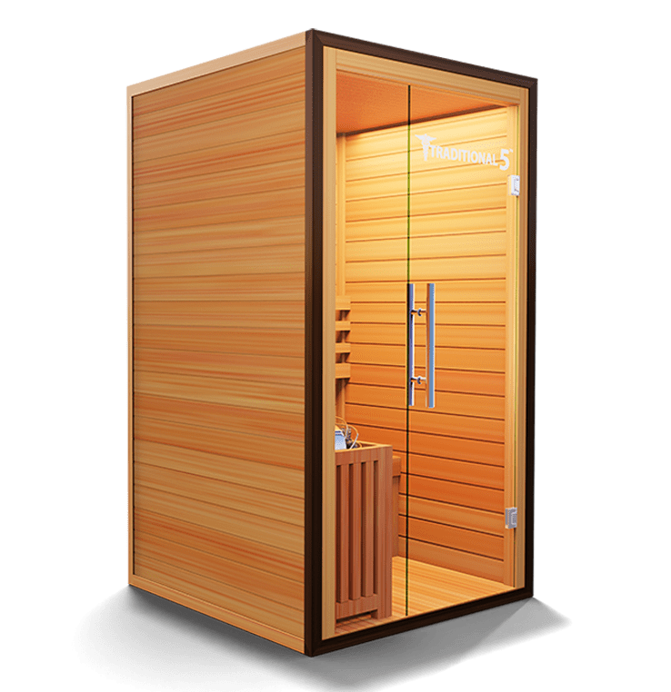 Medical Breakthrough Traditional 5 Full-spectrum Infrared Steam Sauna-Sweat Serenity