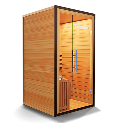 Medical Breakthrough Traditional 5 Full-spectrum Infrared Steam Sauna-Sweat Serenity