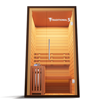 Medical Breakthrough Traditional 5 Full-spectrum Infrared Steam Sauna-Sweat Serenity