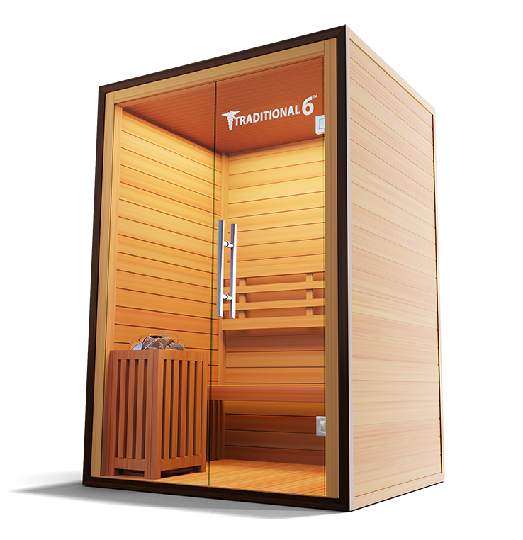 Medical Breakthrough Traditional 6 Full-spectrum Infrared Steam Sauna-Sweat Serenity