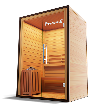 Medical Breakthrough Traditional 6 Full-spectrum Infrared Steam Sauna-Sweat Serenity