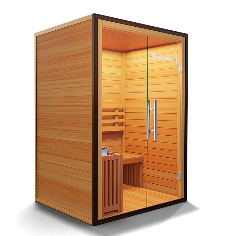 Medical Breakthrough Traditional 6 Full-spectrum Infrared Steam Sauna-Sweat Serenity