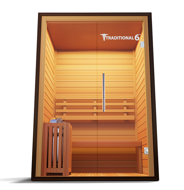 Medical Breakthrough Traditional 6 Full-spectrum Infrared Steam Sauna-Sweat Serenity