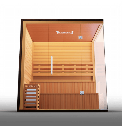 Medical Breakthrough Traditional 8Plus Full-spectrum Infrared Steam Sauna-Sweat Serenity