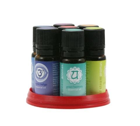 Mr.Steam Chakra Blend Essential Oil 7-Pack 10ml Bottles-Sweat Serenity