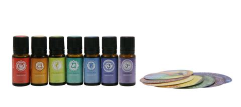 Mr.Steam Chakra Blend Essential Oil 7-Pack 10ml Bottles-Sweat Serenity