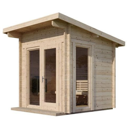 SaunaLife Model G4 Outdoor Home Sauna Kit Garden-Series Outdoor Home Sauna Kit - Up to 6 Persons-Sweat Serenity