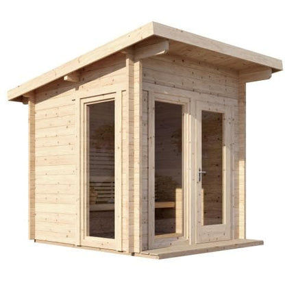 SaunaLife Model G4 Outdoor Home Sauna Kit Garden-Series Outdoor Home Sauna Kit - Up to 6 Persons-Sweat Serenity