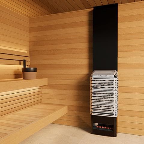 Saunum AIR 10 Sauna Heater 9.6kW Sauna Heater w/Climate Equalizer Stainless-Sweat Serenity