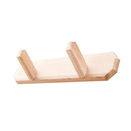 Scandia 2-Peg Cedar Towel Hanger-Sweat Serenity