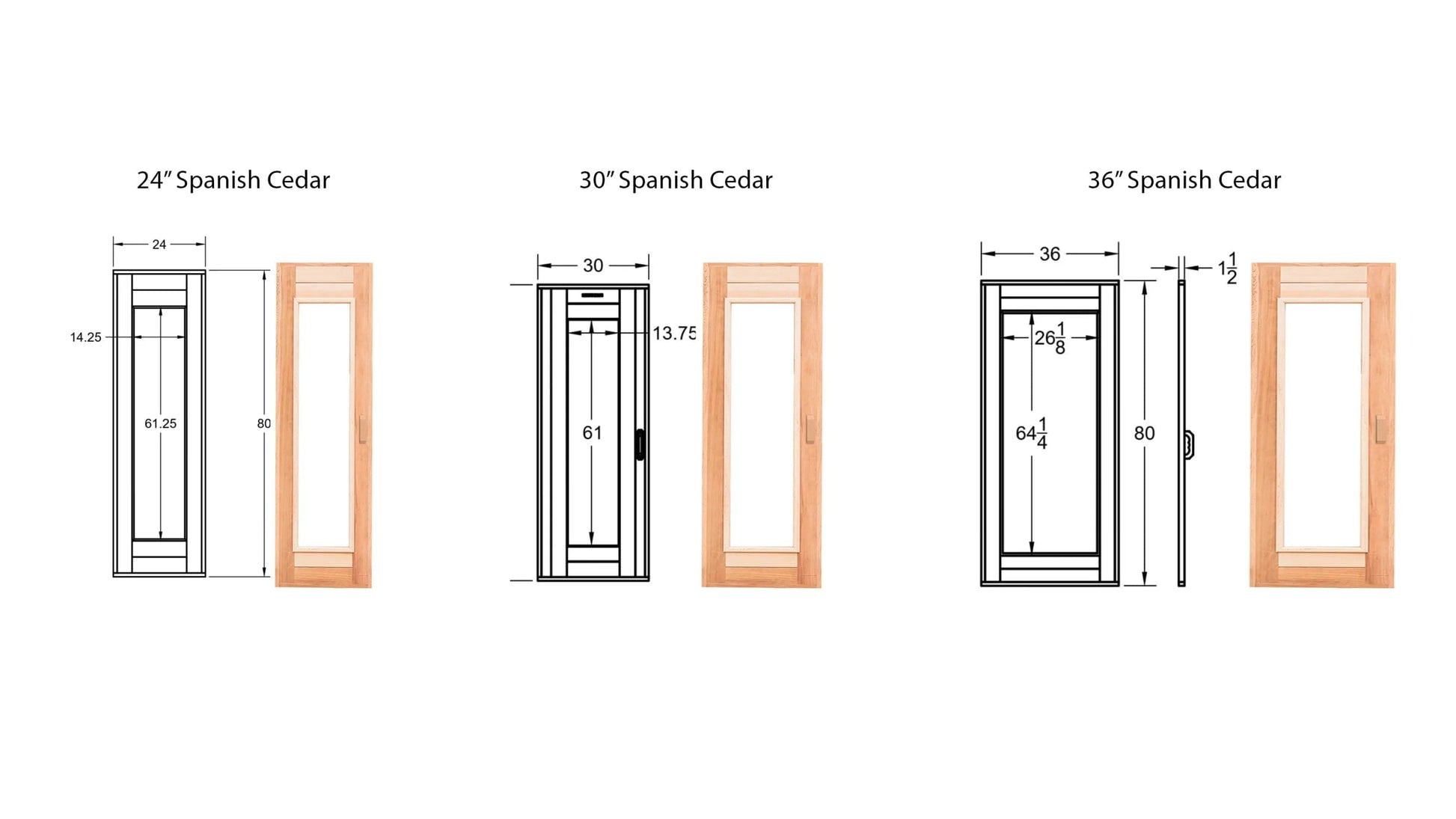 Scandia Cedar Sauna Door-Sweat Serenity