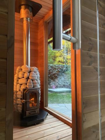 HUUM Thru-Ceiling Chimney Kit Sauna Wood Stove Chimney Set Thru-Ceiling